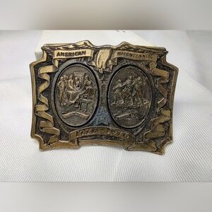 Vintage Old American Bicentennial Belt Buckle Numbered BB-2001